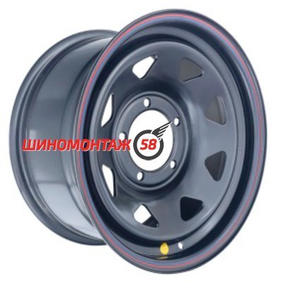 Off-Road Wheels УАЗ Х (треуг. мелкий) Черный 8x16/5x139.7 D110 ET15  