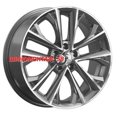 Premium Series КР012 (Coolray) Diamond Gloss Graphite 7x18/5x114.3 D54.1 ET53  