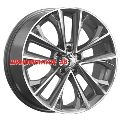 Premium Series КР012 (Jolion) Diamond Gloss Graphite 7x18/5x114.3 D66.6 ET37  