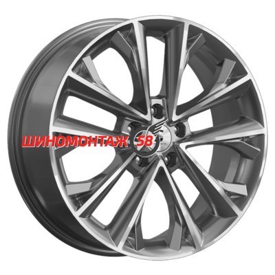 Premium Series КР012 (Tiguan) Diamond Gloss Graphite 7x18/5x112 D57.1 ET43  