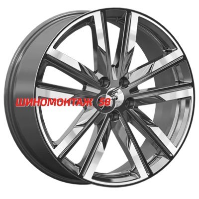 Premium Series КР014 (Geely Tugella) Diamond Gloss Graphite 8x20/5x108 D63.35 ET46  