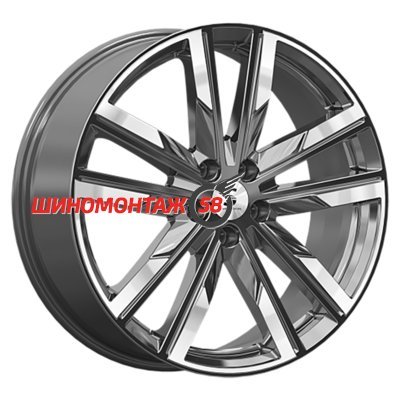 Premium Series КР014 (Jetour T2) Diamond Gloss Graphite 8x20/5x108 D60.1 ET39  