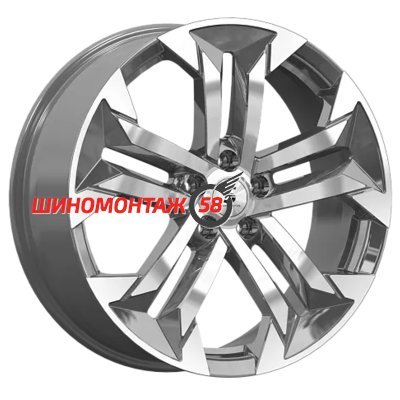 Premium Series КР015 (Haval Dargo) Diamond Gloss Graphite 7.5x19/5x114.3 D66.6 ET40  