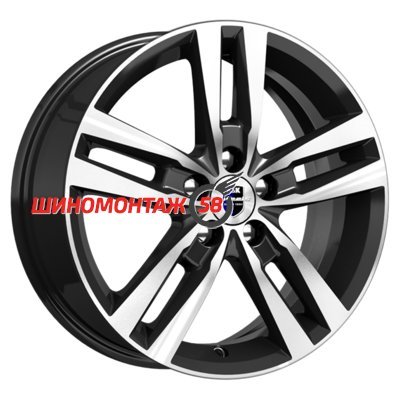 K&K Rassvet (КС868) Алмаз черный SK 6.5x16/5x108 D67.1 ET40  