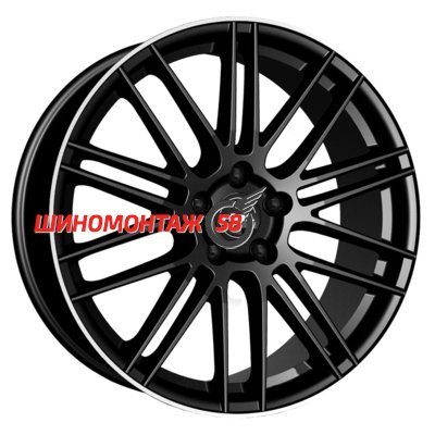 Rial KiboX Diamant black lip polished 9.5x21/5x112 D66.5 ET22  