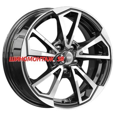 K&K КС1005 Алмаз черный 6x15/5x100 D57.1 ET38  
