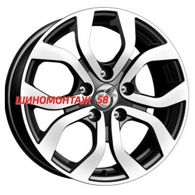 K&K КС704 Алмаз черный 6.5x16/5x114.3 D67.1 ET50  