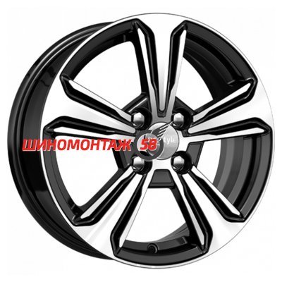 K&K КС777 Алмаз черный 6x15/4x100 D54.1 ET46  