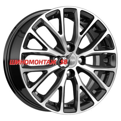K&K КС782 Алмаз черный 6x15/4x100 D54.1 ET46  