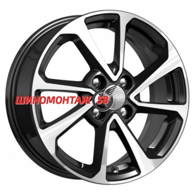 K&K КС861 Алмаз черный 6x15/4x100 D54.1 ET48  