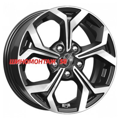 K&K КС878 Алмаз черный 6.5x16/5x108 D63.35 ET50  