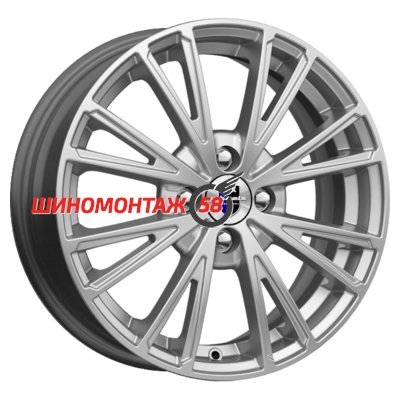 K&K Меандр-оригинал (КС888) Сильвер SK 6x15/4x100 D60.1 ET50  