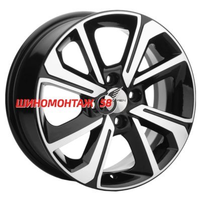 Khomen Wheels KHW1501 (Logan/Sandero/Xray) Black-FP 6x15/4x100 D60.1 ET40  