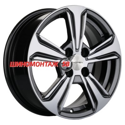 Khomen Wheels KHW1502 (Nexia) Gray-FP 6x15/4x100 D56.6 ET45  