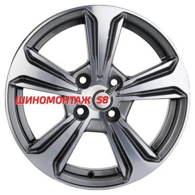 Khomen Wheels KHW1502 (Vesta) G-Silver-FP 6x15/4x100 D60.1 ET50  