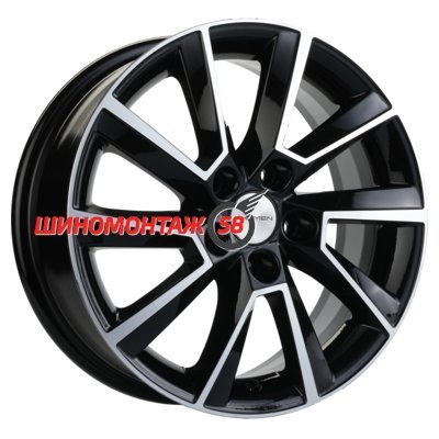 Khomen Wheels KHW1507 (Aveo) Black-FP 6x15/5x105 D56.6 ET39  
