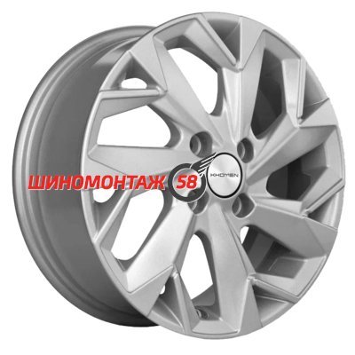 Khomen Wheels KHW1508 (Rio/Solaris) F-Silver 6x15/4x100 D54.1 ET46  