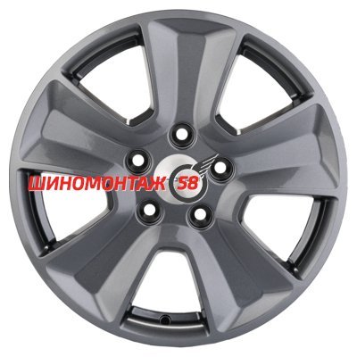 Khomen Wheels KHW1601 (Renault/Nissan) Gray 6.5x16/5x114.3 D66.1 ET50  