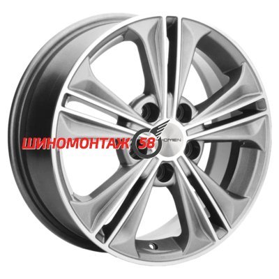 Khomen Wheels KHW1603 (Jetta) G-Silver-FP 6x16/5x112 D57.1 ET50  