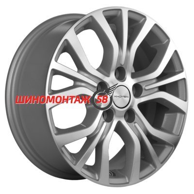 Khomen Wheels KHW1608 (Geely Coolray) F-Silver-FP 6.5x16/5x114.3 D54.1 ET45  