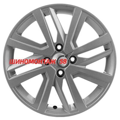 Khomen Wheels KHW1609 (Rio I/Solaris I) F-Silver 6x16/4x100 D54.1 ET48  