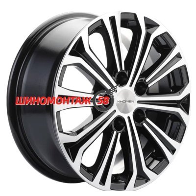 Khomen Wheels KHW1610 (Kia) Black-FP 6.5x16/5x114.3 D67.1 ET41  