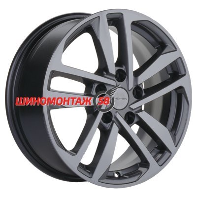 Khomen Wheels KHW1612 (Huyndai/Kia) Gray 6.5x16/5x114.3 D67.1 ET43  