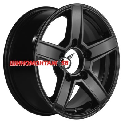 Khomen Wheels KHW1614 (Niva 4x4 Bronto) Black 6.5x16/5x139.7 D98.5 ET35  