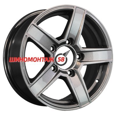Khomen Wheels KHW1614 (Niva 4x4) Gray 6.5x16/5x139.7 D98.5 ET40  