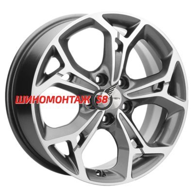 Khomen Wheels KHW1702 (CX-5/Seltos/Optima) Gray-FP 7x17/5x114.3 D67.1 ET50  