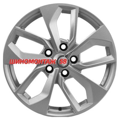 Khomen Wheels KHW1703 (Changan/Geely/Lexus/Toyota) F-Silver 7x17/5x114.3 D60.1 ET45  