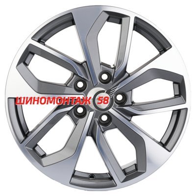 Khomen Wheels KHW1703 (CX-5/Seltos/Optima) Gray-FP 7x17/5x114.3 D67.1 ET50  