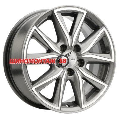 Khomen Wheels KHW1706 (Jac/Москвич 3) Gray-FP 7x17/5x108 D54.1 ET40  