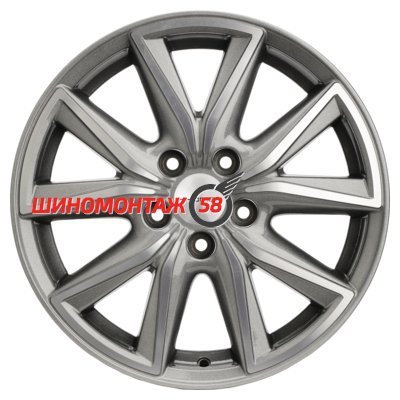 Khomen Wheels KHW1706 (RAV4) G-Silver-FP 7x17/5x114.3 D60.1 ET39  