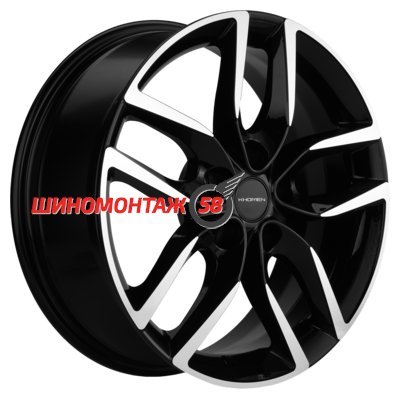 Khomen Wheels KHW1708 (Hyundai Creta) Black-FP 6.5x17/5x114.3 D67.1 ET49  