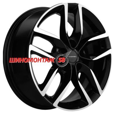 Khomen Wheels KHW1708 (Jolion) Black-FP 6.5x17/5x114.3 D66.5 ET37  