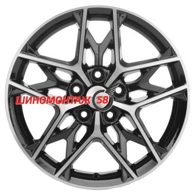 Khomen Wheels KHW1709 (CX-5/Seltos/Optima) Black-FP 7x17/5x114.3 D67.1 ET50  