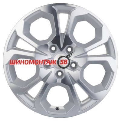 Khomen Wheels KHW1711 (Arkana/Kaptur) F-Silver-FP 6.5x17/5x114.3 D66.1 ET50  