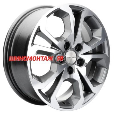 Khomen Wheels KHW1711 (Chery/Exeed) Gray-FP 6.5x17/5x108 D60.1 ET33  