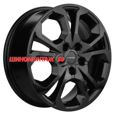 Khomen Wheels KHW1711 (Coolray) Black 6.5x17/5x114.3 D54.1 ET45  