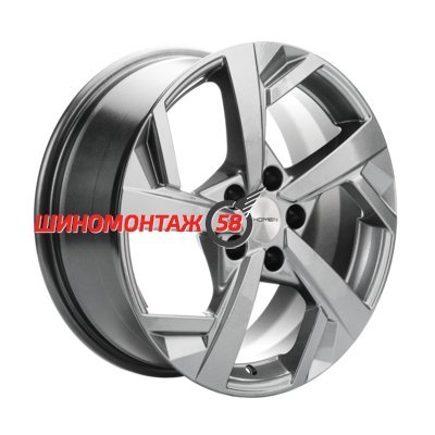 Khomen Wheels KHW1712 (Karoq/Octavia/Passat/Tiguan) Gray 7x17/5x112 D57.1 ET43  