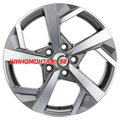 Khomen Wheels KHW1712 (Qashqai) Gray-FP 7x17/5x114.3 D66.1 ET40  