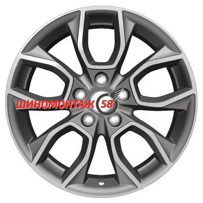 Khomen Wheels KHW1713 (Karoq) Gray-FP 7x17/5x112 D57.1 ET45  