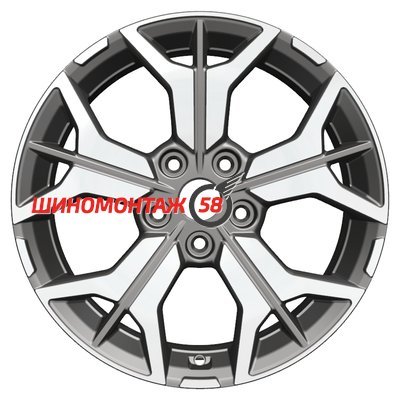 Khomen Wheels KHW1715 (RAV4) Gray-FP 7x17/5x114.3 D60.1 ET39  