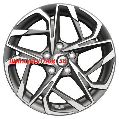 Khomen Wheels KHW1716 (Sonata) Gray-FP 7x17/5x114.3 D67.1 ET48  