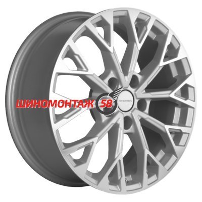 Khomen Wheels KHW1718 (Chery Tiggo 8) F-Silver-FP 7x17/5x108 D60.1 ET45  