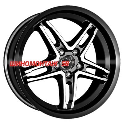 Alutec Poison Cup Diamond Black Front polished 8x18/5x120 D72.6 ET35  