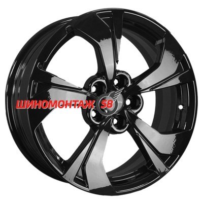 Khomen Wheels KHW1724 (CS35 Plus) Black 7x17/5x110 D63.3 ET46  