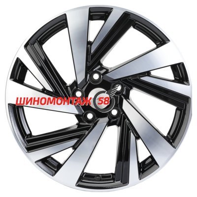 Khomen Wheels KHW1801 (Xceed/CX-3/5) Black-FP 7.5x18/5x114.3 D67.1 ET45  