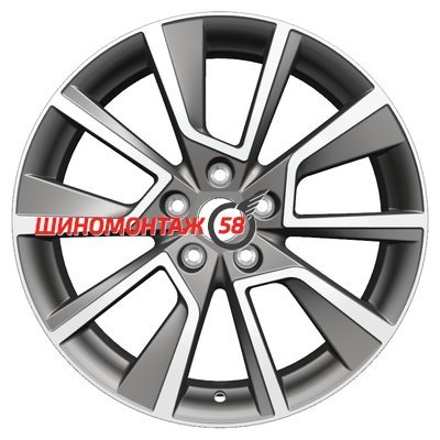 Khomen Wheels KHW1802 (Changan/Geely/Lexus/Suzuki/Toyota) Gray-FP 7x18/5x114.3 D60.1 ET35  